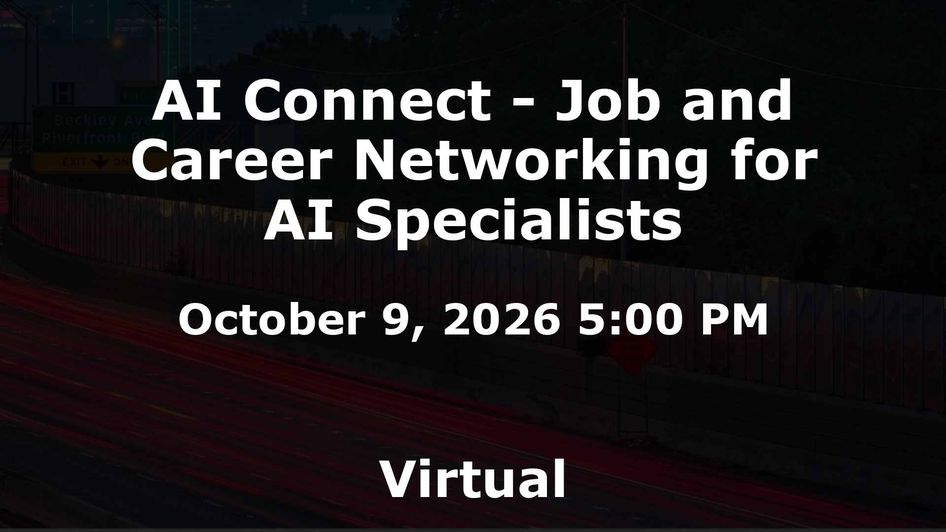 AI Connect - Job and Career Networking for AI Specialists event image